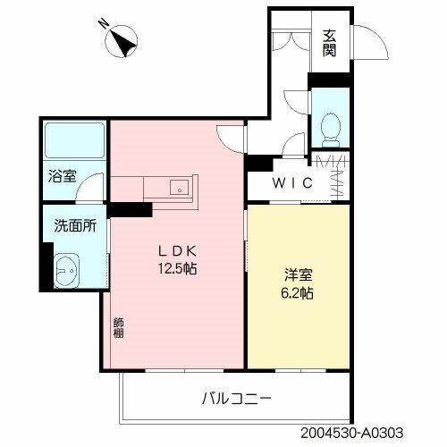 シャーメゾンステージ井尻 303号室 間取り