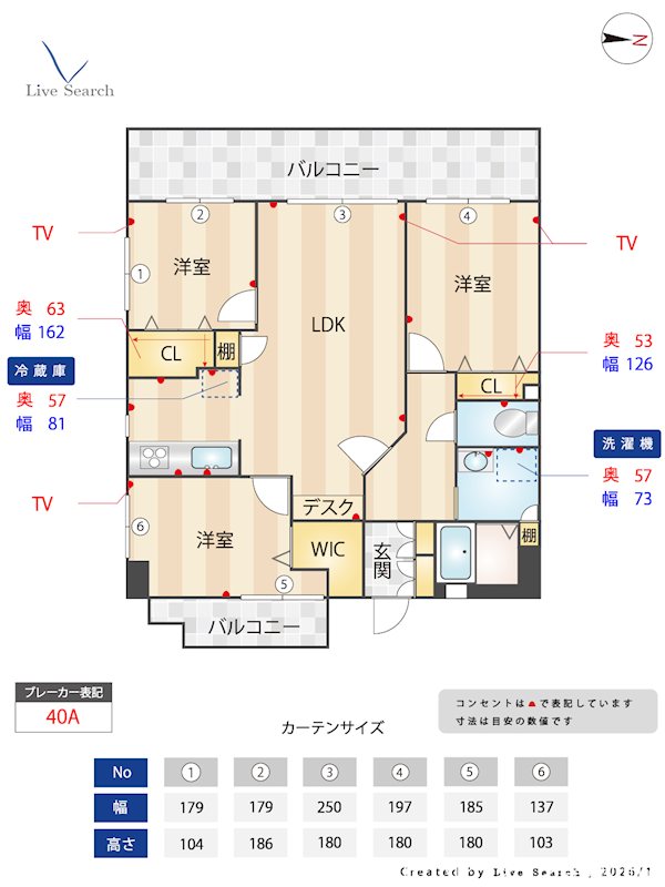 セッテ西新 間取り