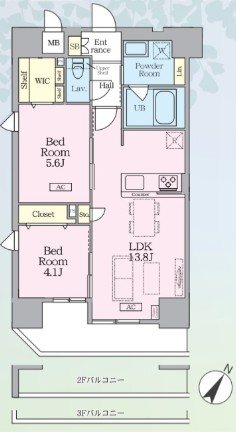 インシグニア渡辺通 間取り