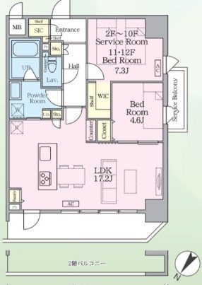 インシグニア渡辺通 間取り