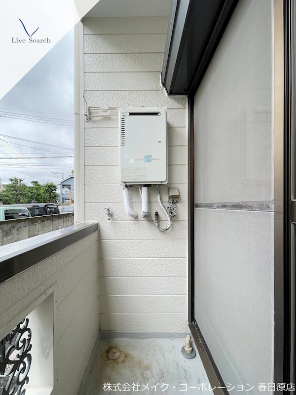 写真は同型タイプ ロイヤルパレス井尻 ベランダ