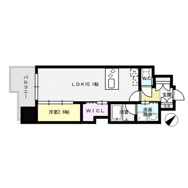 アクアステージ美野島 間取り