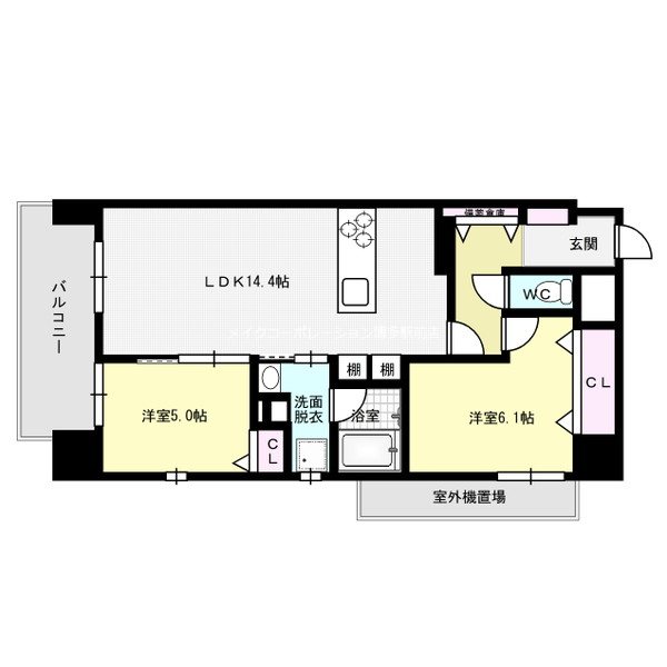 THE SQUARE Royal Terrace 間取り