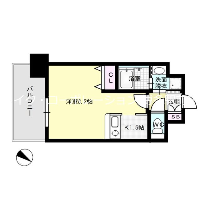 エンクレストベイ天神EAST 間取り