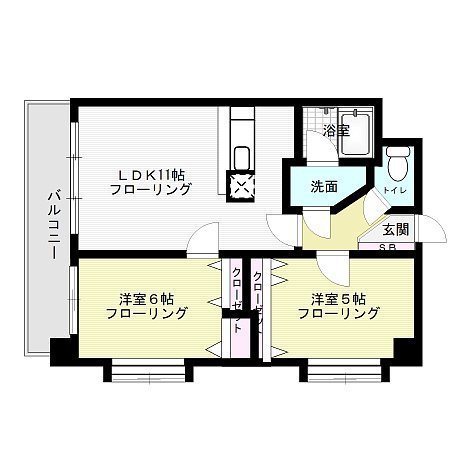 クリエート博多駅前 間取り