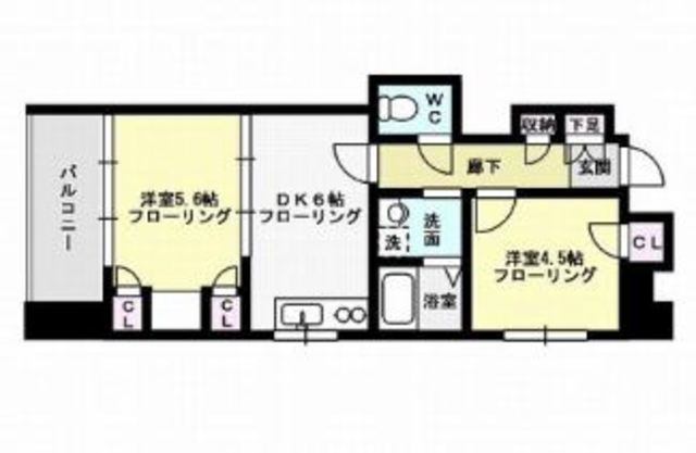 ミレニアムコート平尾  間取り