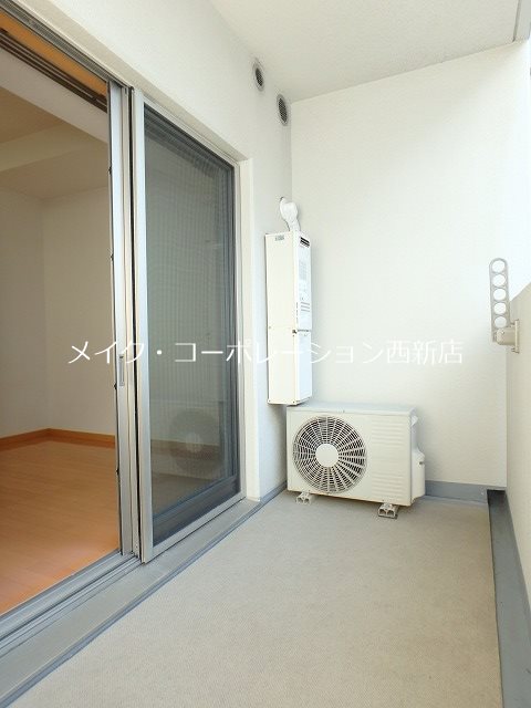 ドミール西新～ネット無料～ ベランダ