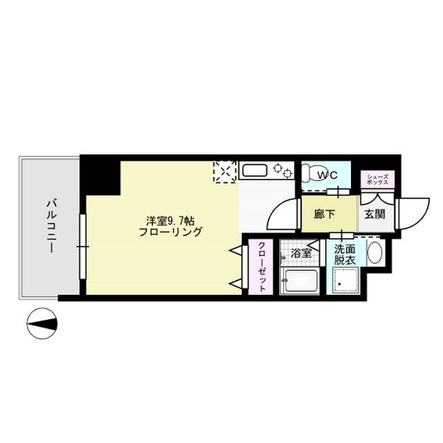 ジェイグランコート大濠公園 間取り