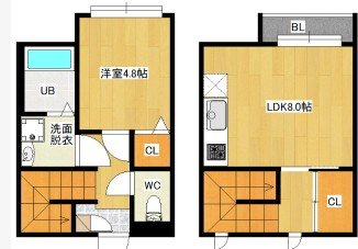 井尻　DUPLEST　SUNRISE 間取り