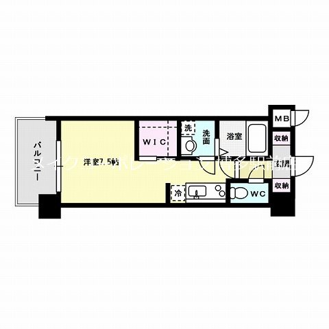 エンクレスト博多駅南Ⅲ 間取り