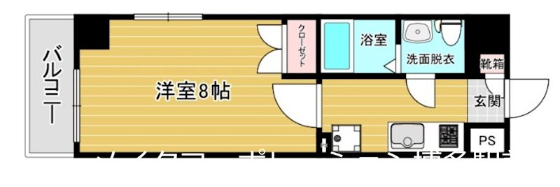 リファレンス博多駅前  間取り
