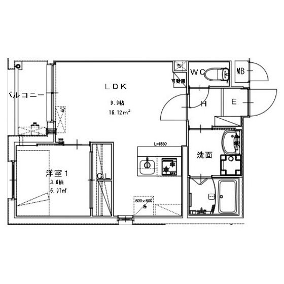 リアンレガーロ高宮ステーションⅡ 間取り
