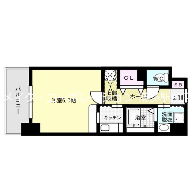 グレイス竹下 間取り