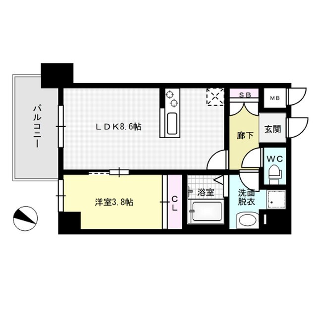 ヴェルデ博多サウス 504号室 間取り
