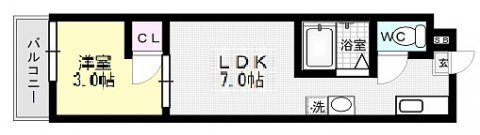アフロディーテ別府 間取り