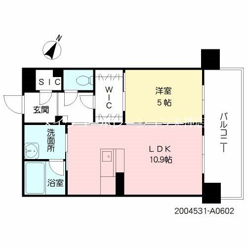 コムフォート薬院  間取り