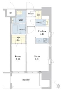 エンクレスト博多駅南ＳＨＡＲＥ 間取り