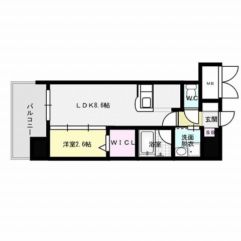 グランフォーレ博多駅東スタイル 間取り