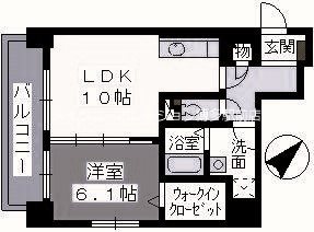 コンフォール博多駅南 間取り
