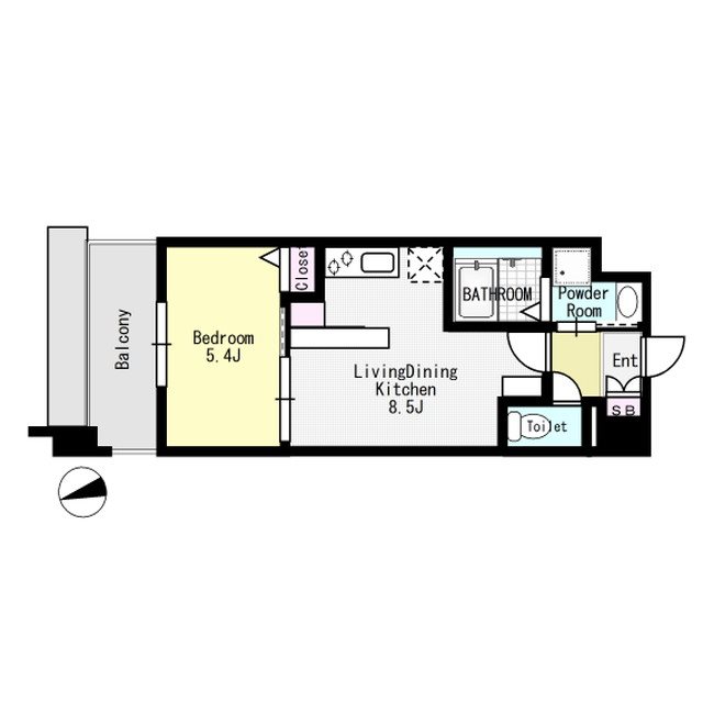 Caisse大橋 間取り