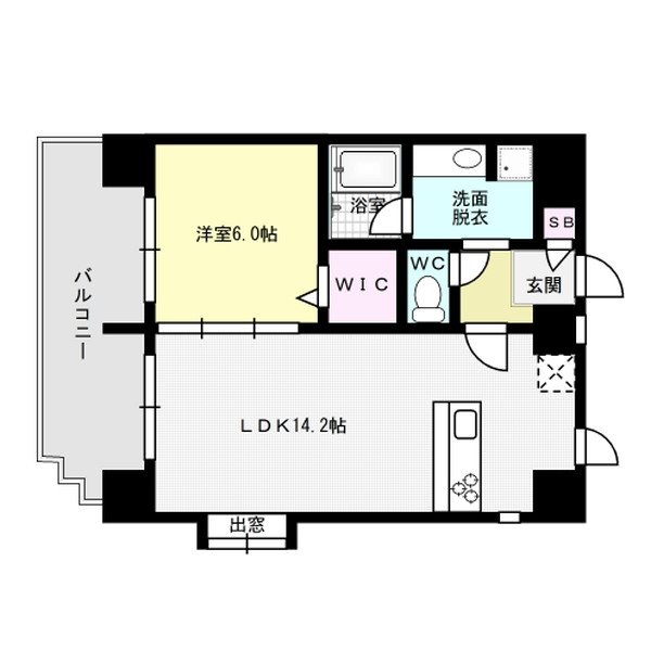 トレッタ北天神  間取り