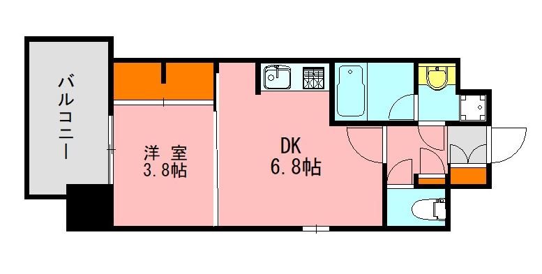 アソシアグロッツォ博多サザンテラス 間取り