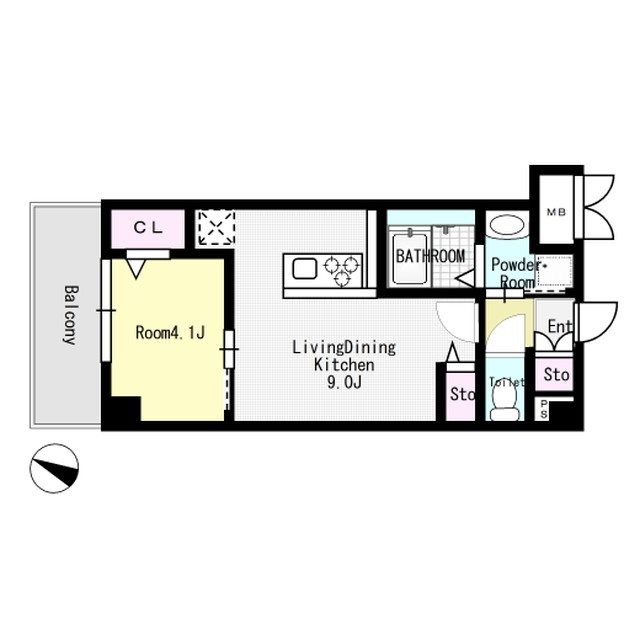 LIBRA井尻 間取り図