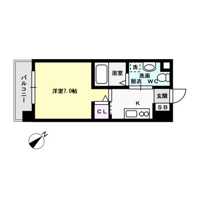 グランドシャルマン博多駅前  間取り