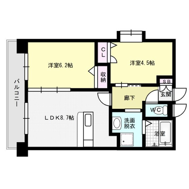 ラファセエスティーロ箱崎駅前 間取り