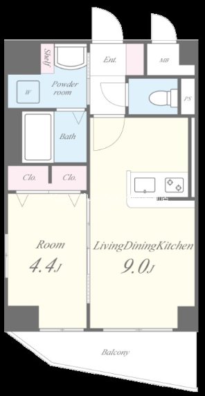 リシェ薬院  間取り