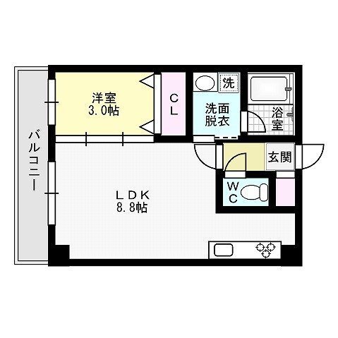 West Court DR 間取り