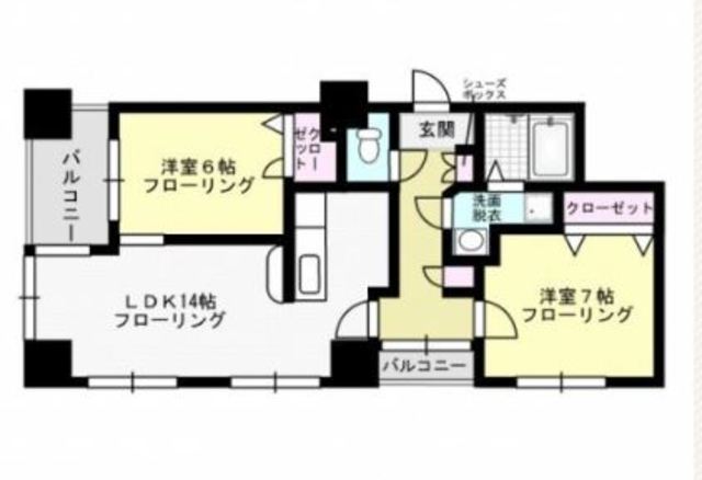 ベイシック薬院  間取り