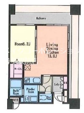 ＫＤＸレジデンス大濠ハーバービュータワー 間取り