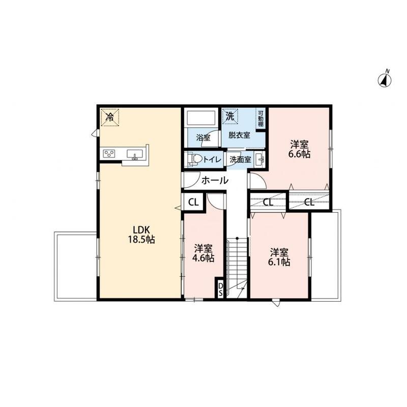 別府1丁目貸家  間取り