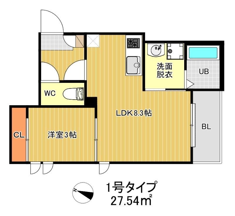 G-smart別府 Terrace 間取り