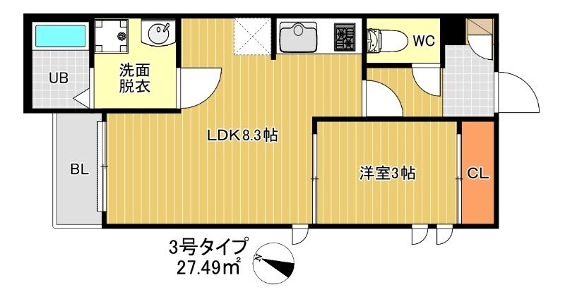 G-smart 別府 Terrace 間取り