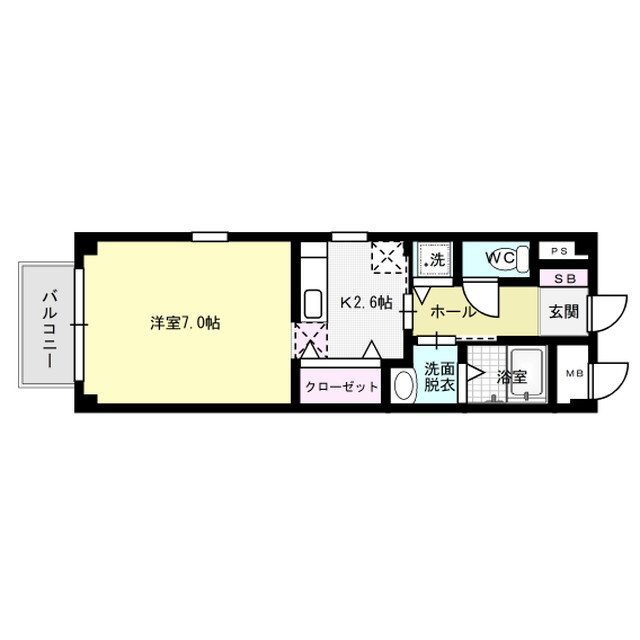 間取り カサブランカ伊藤 間取り図