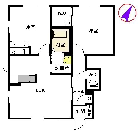 ビューコートM A棟 間取り図