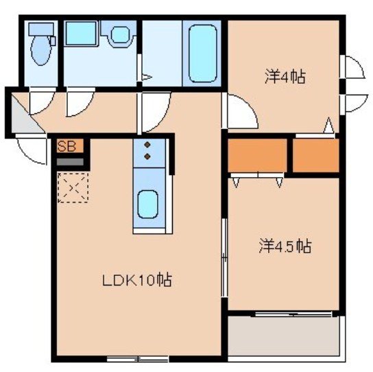 ベルシオ箱崎 間取り