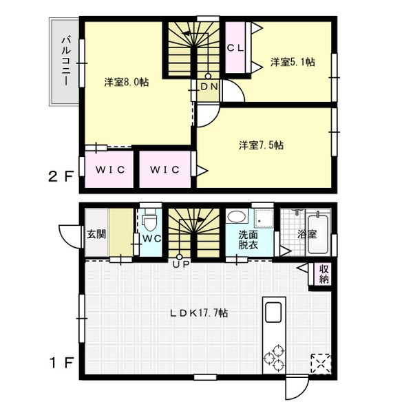 フェリーチェ松木 間取り