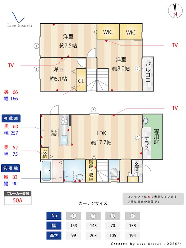 フェリーチェ松木 間取り