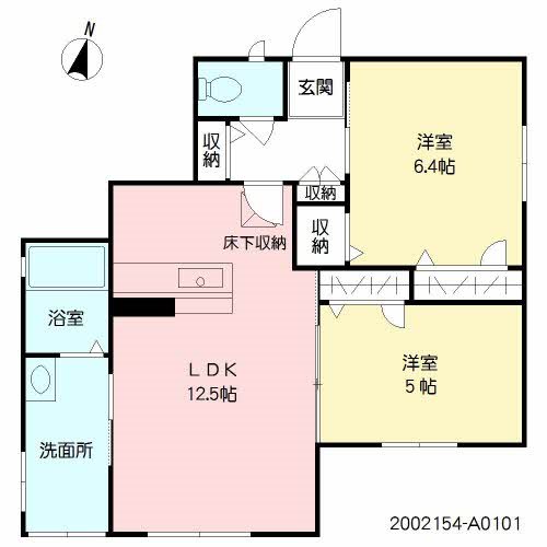 Reich Werden 101号室 間取り