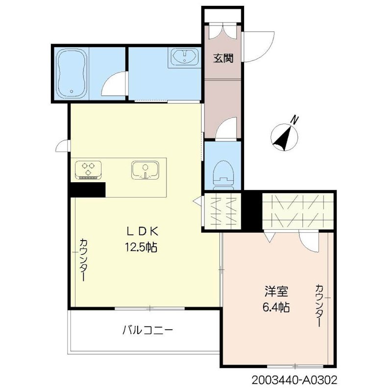 キャトルセゾン 間取り