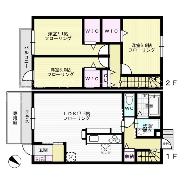 D-room平尾 間取り