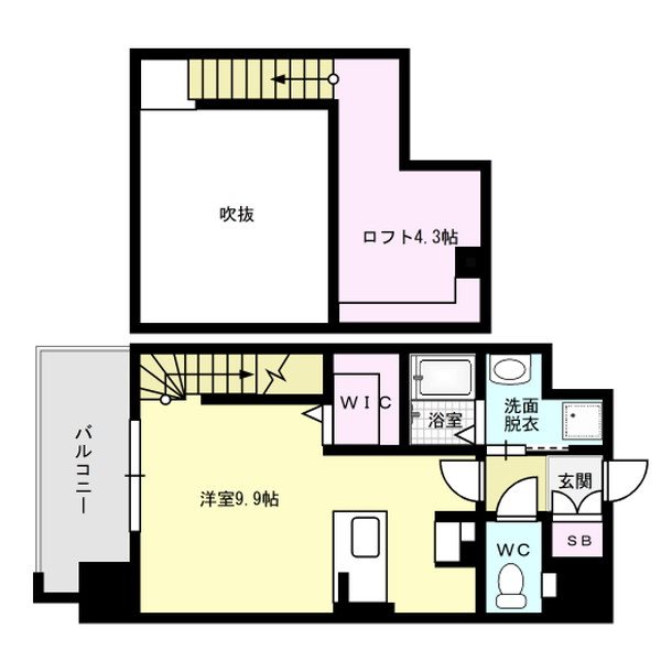 レシェンテ・ヴィラ東比恵 間取り