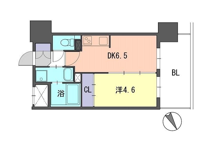 F･PARCGRANDMARK天神 間取り