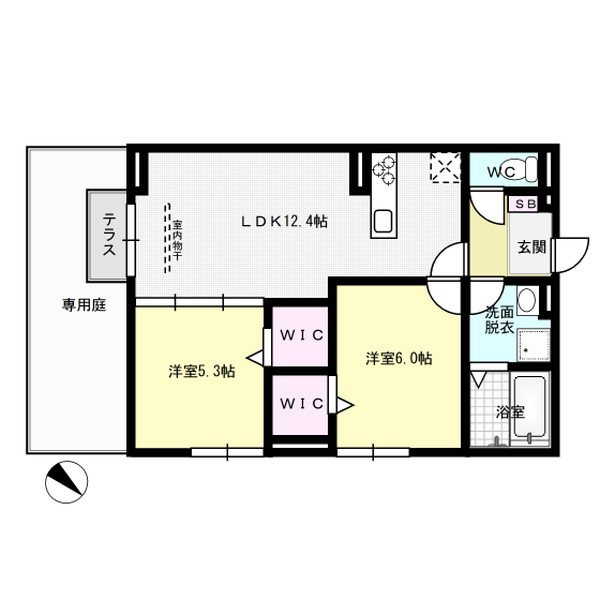 D-room平田台4丁目 101号室 間取り