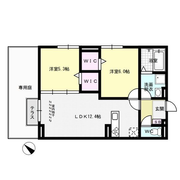 D-room平田台4丁目 105号室 間取り