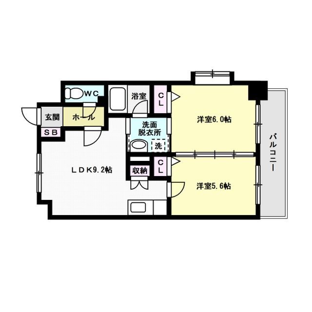 プレスタイル博多ＥＡＳＴ 間取り