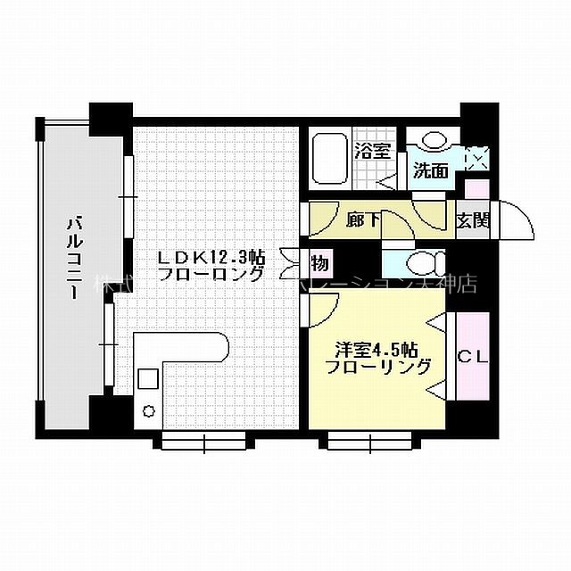 モントーレ天神  間取り